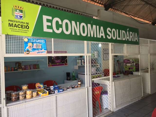 Espaço Gastronômico no mercado do Jaraguá. Foto: Ascom Semtabes