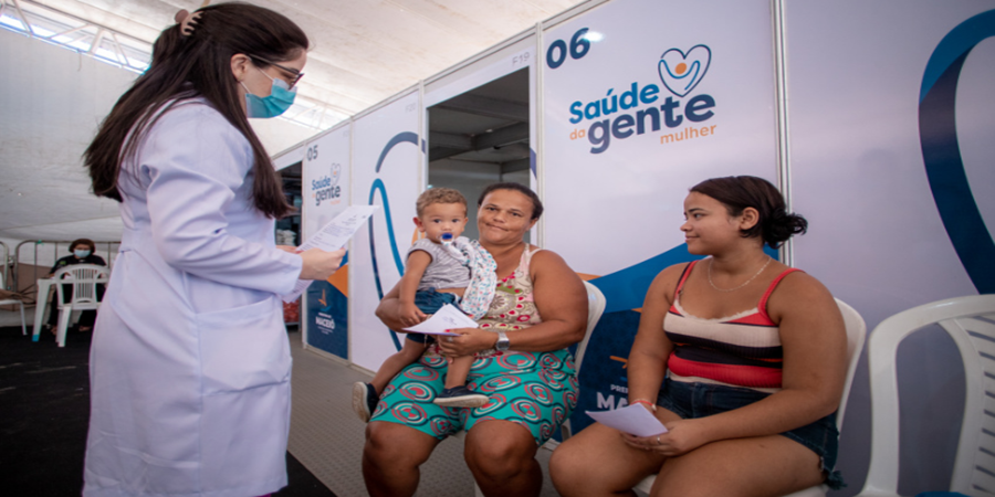 Saúde da Gente tem levado assistência em saúde para comunidades em vulnerabilidade social. Foto: Célio Júnior/Secom Maceió
