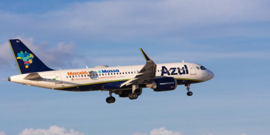 A aeronave voará em todo Brasil, levando o nome de Maceió. Foto: Alisson Frazão